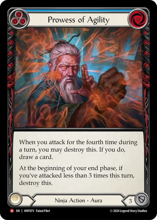 Prowess of Agility card image, pitch 3