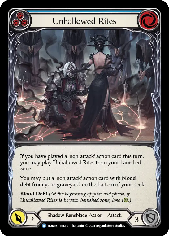 Unhallowed Rites card image, pitch 3
