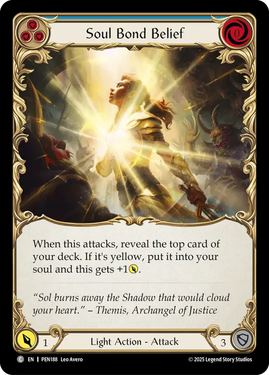 Soul Bond Belief card image, pitch 3