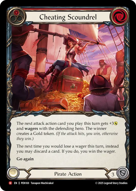 Cheating Scoundrel card image, pitch 1