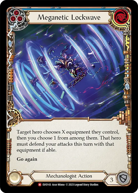 Meganetic Lockwave card image, pitch 3