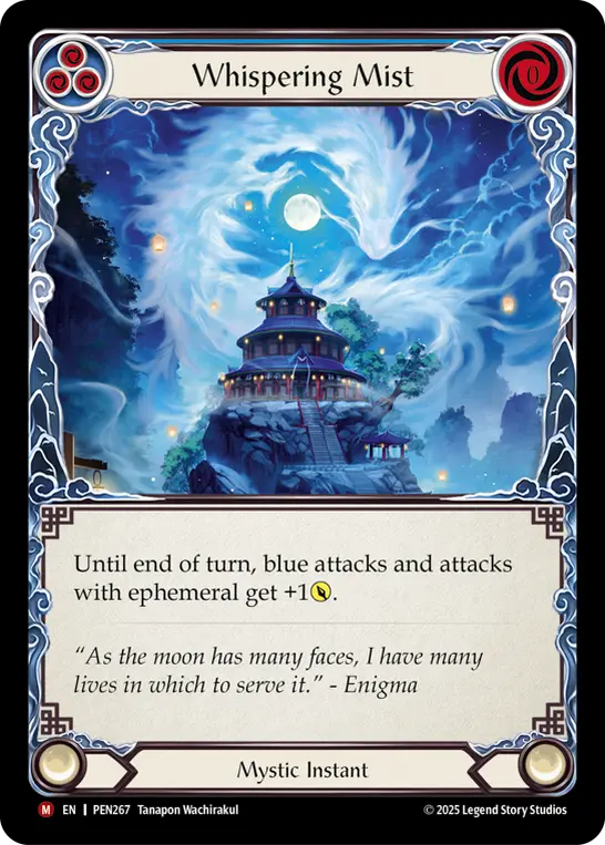 Whispering Mist card image, pitch 3