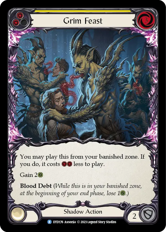 Grim Feast card image, pitch 2