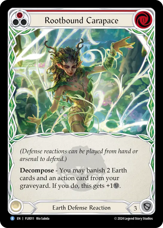 Rootbound Carapace card image, pitch 1