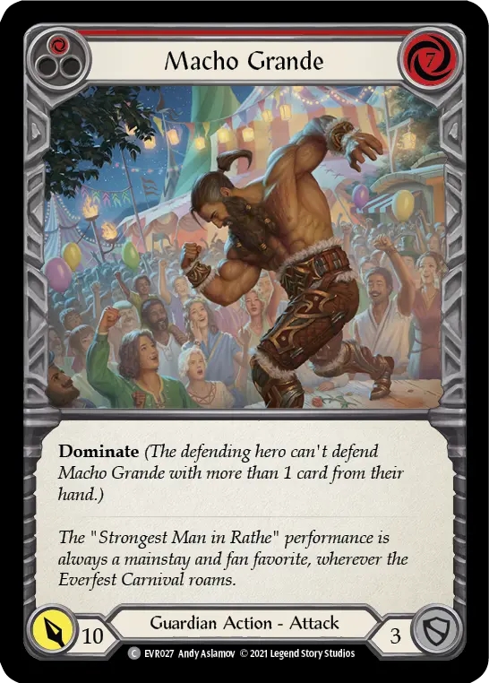 Macho Grande card image, pitch 1