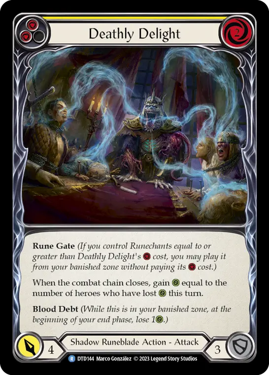 Deathly Delight card image, pitch 2