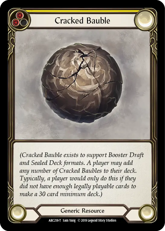 Cracked Bauble card image, pitch 2