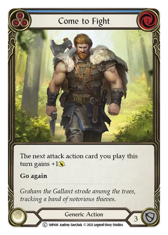 Come to Fight card image, pitch 3