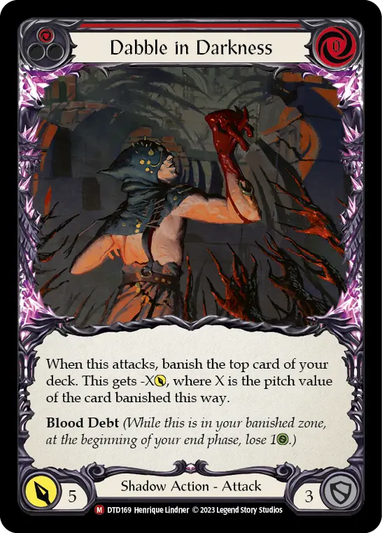 Dabble in Darkness card image, pitch 1