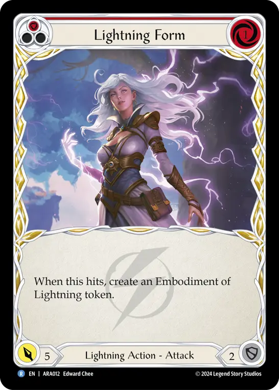 Lightning Form card image, pitch 1