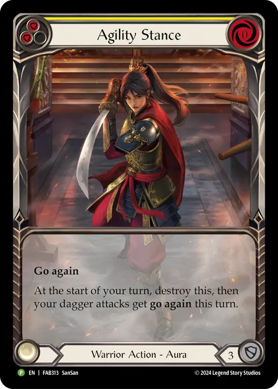 Agility Stance card image, pitch 2