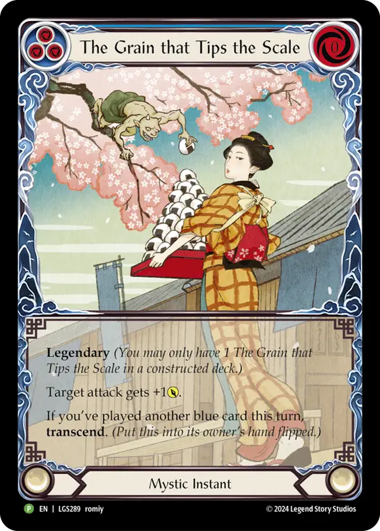 The Grain that Tips the Scale card image, pitch 3