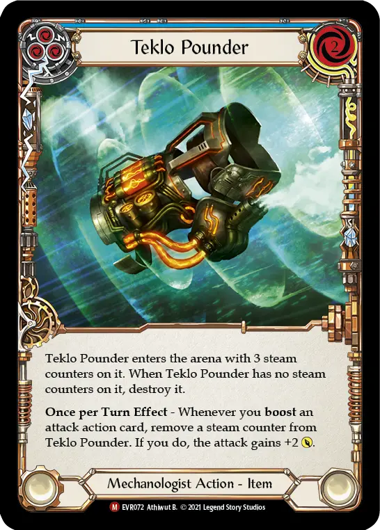 Teklo Pounder card image, pitch 3