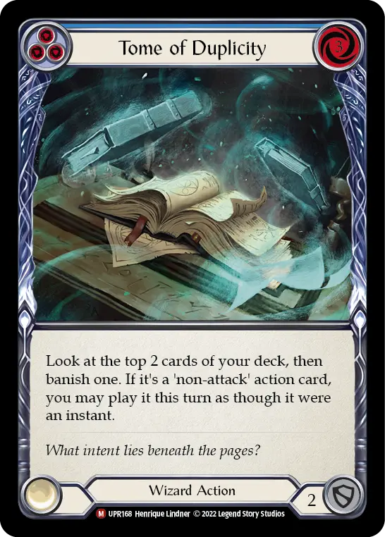 Tome of Duplicity card image, pitch 3