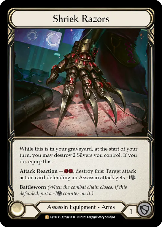 Shriek Razors card image