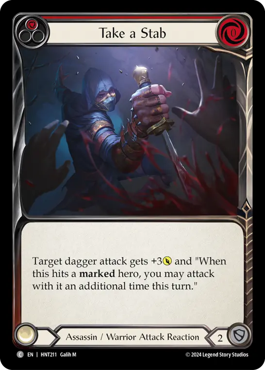 Take a Stab card image, pitch 1