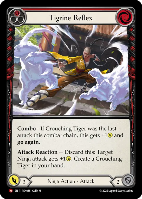 Tigrine Reflex card image, pitch 1