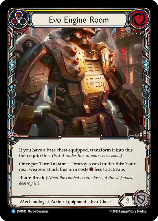 Evo Engine Room card image, pitch 2