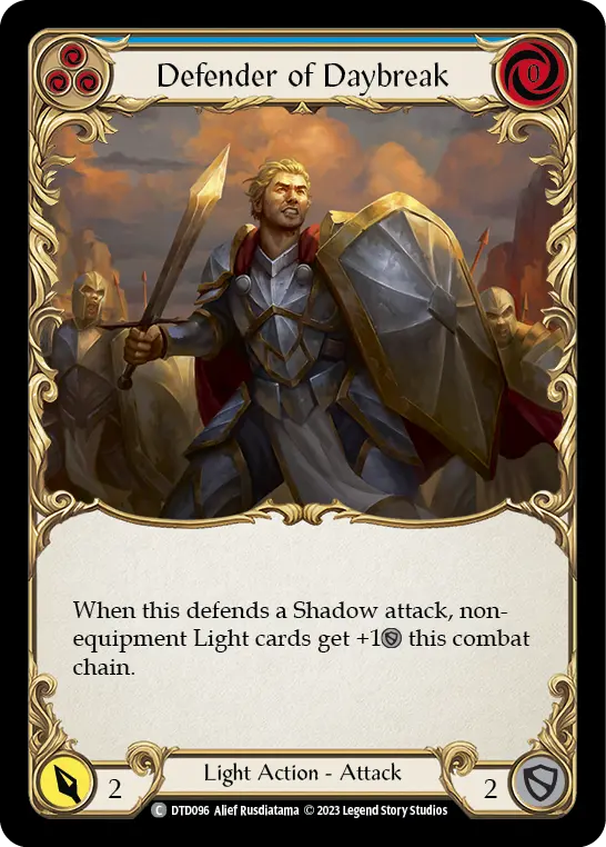 Defender of Daybreak card image, pitch 3