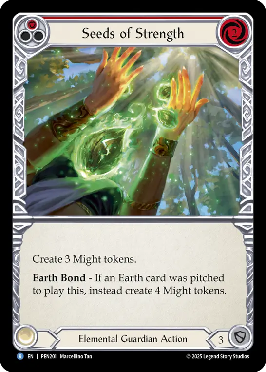 Seeds of Strength card image, pitch 1