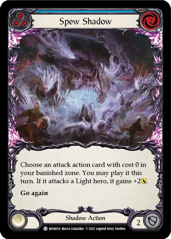 Spew Shadow card image, pitch 3