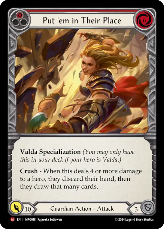 Put 'Em In Their Place card image, pitch 1