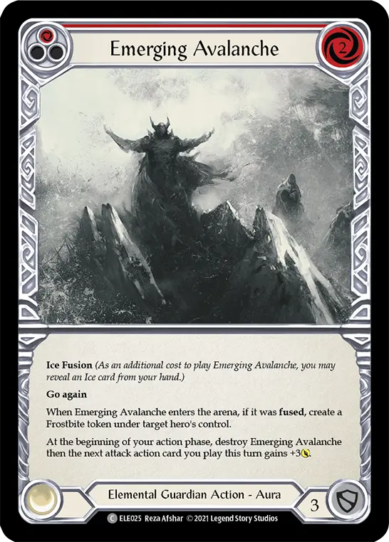 Emerging Avalanche card image, pitch 1