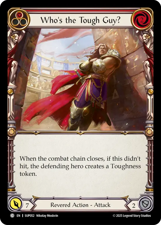 Who's the Tough Guy? card image, pitch 1