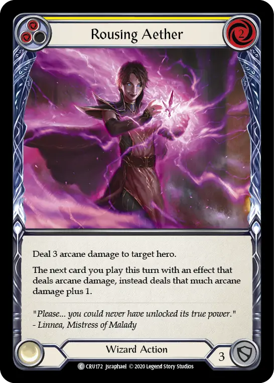 Rousing Aether card image, pitch 2