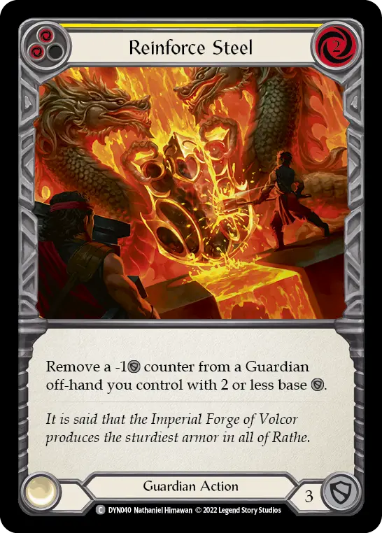 Reinforce Steel card image, pitch 2