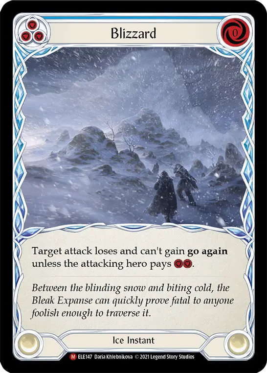 Blizzard card image, pitch 3