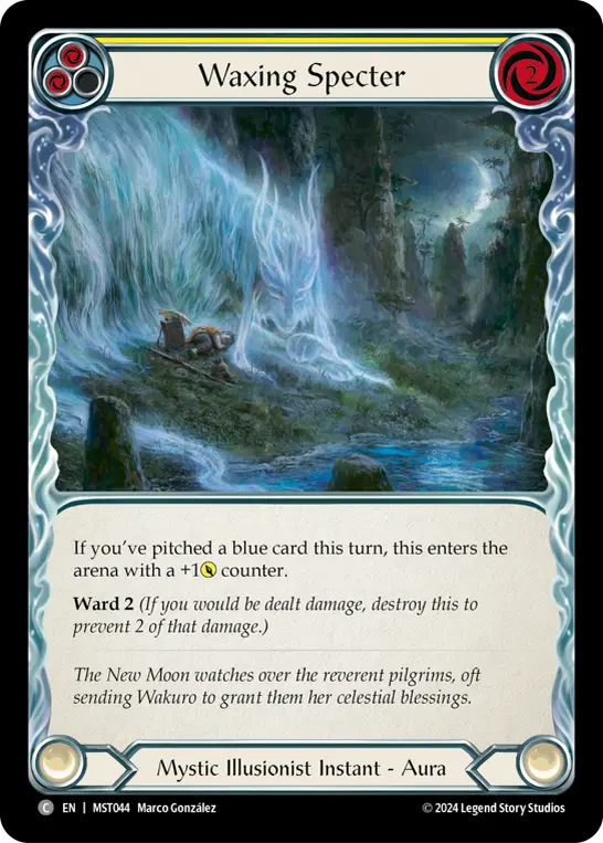 Waxing Specter card image, pitch 2