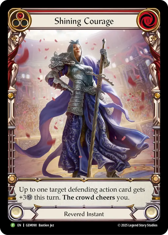 Shining Courage card image, pitch 1