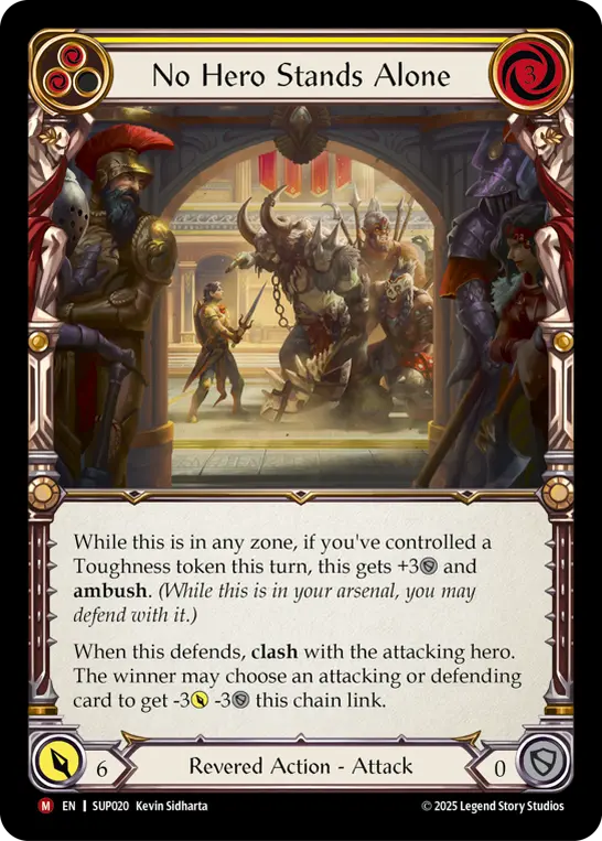 No Hero Stands Alone card image, pitch 2