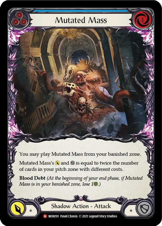 Mutated Mass card image, pitch 3