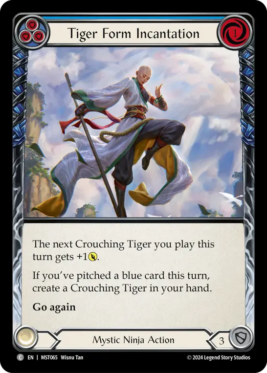 Tiger Form Incantation card image, pitch 3