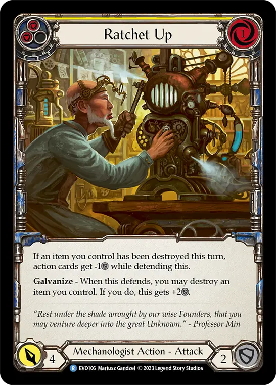 Ratchet Up card image, pitch 2