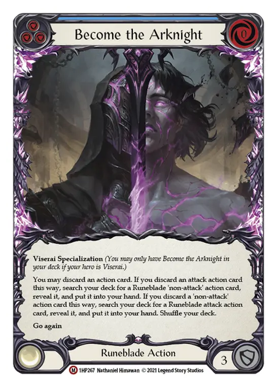 Become the Arknight card image, pitch 3