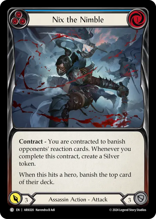 Nix the Nimble card image, pitch 3