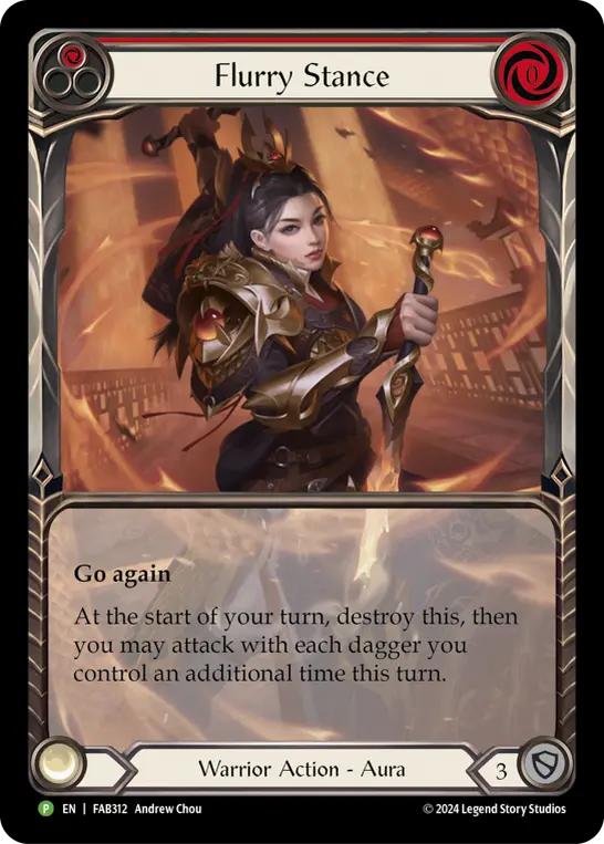 Flurry Stance card image, pitch 1