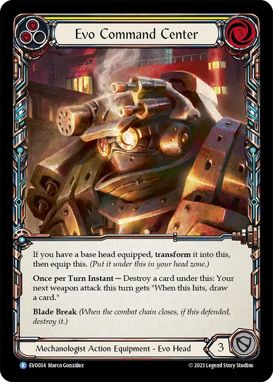 Evo Command Center card image, pitch 2