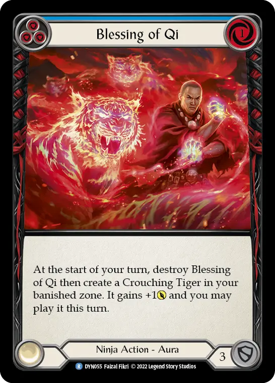 Blessing of Qi card image, pitch 3
