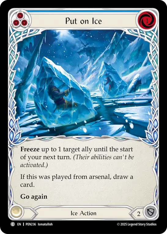 Put on Ice card image, pitch 3