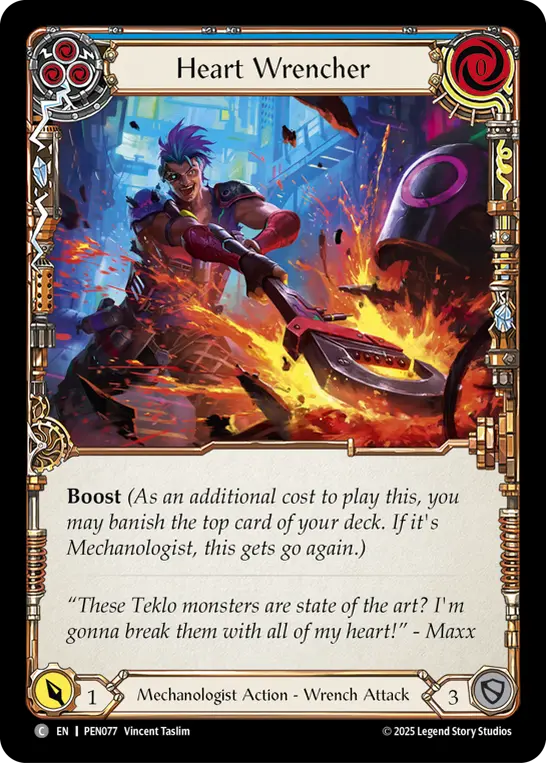 Heart Wrencher card image, pitch 3