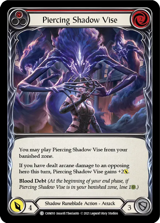 Piercing Shadow Vise card image, pitch 1