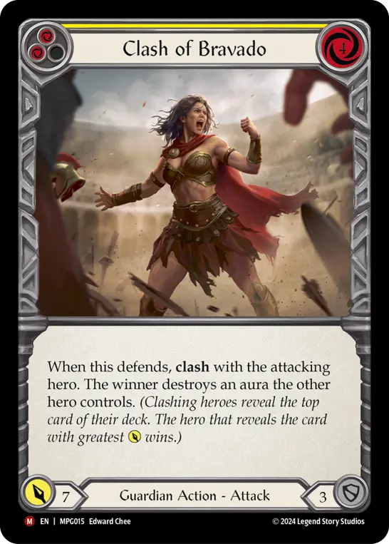 Clash of Bravado card image, pitch 2