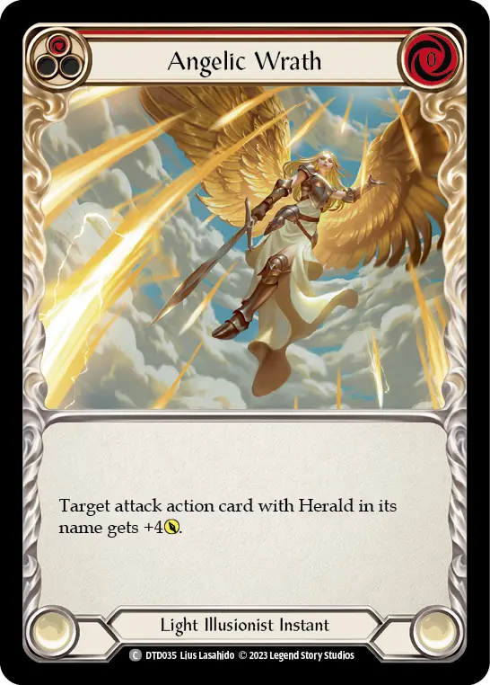 Angelic Wrath card image, pitch 1