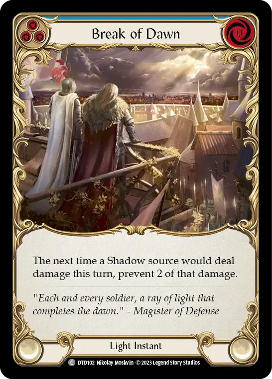 Break of Dawn card image, pitch 3