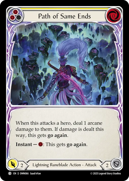 Path of Same Ends card image, pitch 2