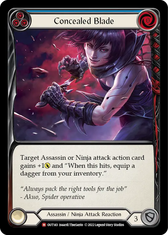 Concealed Blade card image, pitch 3